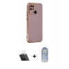 MARSİLYAN™- Redmi 10C Kılıf Yankı Serisi - Siyah Joko Magic 5D Cam + Kamera Lens Koruma Cam - SF