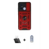MARSİLYAN™- Redmi 12C Kılıf Ahenk Klasik - Siyah Joko Magic 5D Cam + Şeffaf Kamera Lens Koruma Cam