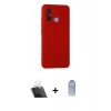 MARSİLYAN™- Redmi 12C Kılıf Ahenk Serisi - Siyah Joko Magic 5D Cam + Kamera Lens Koruma Cam - SF