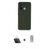 MARSİLYAN™- Redmi 12C Kılıf Ahenk Serisi - Siyah Joko Magic 5D Cam + Kamera Lens Koruma Cam - SF