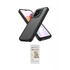 MARSİLYAN™- Redmi 12C Kılıf Atlas Form - Siyah Mat Seramik Nano Ekran Koruyucu