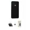 MARSİLYAN™- Redmi 12C Kılıf Çekirdek Yansıma - Siyah 6D Mat Seramik Hayalet Nano Ekran Koruyucu + Kamera Lens Koruma Cam - SF