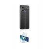MARSİLYAN™- Redmi 12C Kılıf Doruk Klasik Özel Seri - Siyah 3D Antistatik Cam Ekran Koruyucu