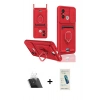 MARSİLYAN™- Redmi 12C Kılıf Vadi Form Prime - Şeffaf Pasifik Cam Ekran Koruyucu + Şeffaf Kamera Lens Koruma Cam