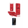 MARSİLYAN™- Redmi 12C Kılıf Vadi Form Prime - Siyah 3D Antistatik Hayalet Cam Ekran Koruyucu