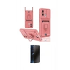 MARSİLYAN™- Redmi 12C Kılıf Vadi Form Prime - Siyah 3D Antistatik Hayalet Cam Ekran Koruyucu