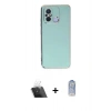 MARSİLYAN™- Redmi 12C Kılıf Yankı Serisi - Siyah Joko Magic 5D Cam + Kamera Lens Koruma Cam - SF