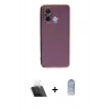 MARSİLYAN™- Redmi 12C Kılıf Yankı Serisi - Siyah Joko Magic 5D Cam + Kamera Lens Koruma Cam - SF