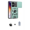 MARSİLYAN™- Redmi 13 4G Kılıf Ahenk Klasik - Siyah Joko Magic 5D Cam + Kamera Lens Koruma Cam - SF
