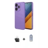 MARSİLYAN™- Redmi 13 4G Kılıf Ahenk Serisi - Siyah Joko Magic 5D Cam + Kamera Lens Koruma Cam - SF