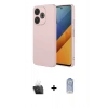 MARSİLYAN™- Redmi 13 4G Kılıf Ahenk Serisi - Siyah Joko Magic 5D Cam + Kamera Lens Koruma Cam - SF