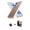 MARSİLYAN™- Redmi 13 4G Kılıf Atlas Form - Siyah 3D Antistatik Mat Seramik Nano Ekran Koruyucu + Kamera Lens Koruma Cam - SF