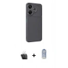 MARSİLYAN™- Redmi 13 4G Kılıf Eksen Form Prime - Siyah Joko Magic 5D Cam + Kamera Lens Koruma Cam - SF