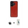 MARSİLYAN™- Redmi 13 4G Kılıf Kıvılcım Işık Serisi - Şeffaf Pasifik Cam Ekran Koruyucu + Şeffaf Kamera Lens Koruma Cam