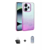 MARSİLYAN™- Redmi 13 4G Kılıf Kıvılcım Minimal Özel Seri - Siyah Joko Magic 5D Cam + Şeffaf Kamera Lens Koruma Cam