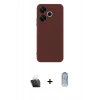 MARSİLYAN™- Redmi 13 4G Kılıf Kozmos Yansıma Özel Seri - Siyah Joko Magic 5D Cam + Kamera Lens Koruma Cam - SF