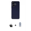 MARSİLYAN™- Redmi 13 4G Kılıf Kozmos Yansıma Özel Seri - Siyah Joko Magic 5D Cam + Kamera Lens Koruma Cam - SF