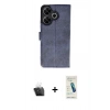 MARSİLYAN™- Redmi 13 4G Kılıf Siluet Işık Serisi - Şeffaf Pasifik Cam Ekran Koruyucu + Kamera Lens Koruma Cam - SF