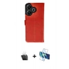 MARSİLYAN™- Redmi 13 4G Kılıf Siluet Işık Serisi - Siyah 3D Antistatik Seramik Nano Ekran Koruyucu + Kamera Lens Koruma Cam - SF