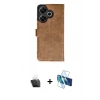 MARSİLYAN™- Redmi 13 4G Kılıf Siluet Işık Serisi - Siyah 3D Antistatik Seramik Nano Ekran Koruyucu + Kamera Lens Koruma Cam - SF
