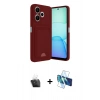 MARSİLYAN™- Redmi 13 4G Kılıf Vadi Çizgi Prime - Siyah 3D Antistatik Seramik Nano Ekran Koruyucu + Kamera Lens Koruma Cam - SF