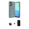 MARSİLYAN™- Redmi 13 4G Kılıf Vadi Çizgi Prime - Siyah 6D Antistatik Mat Seramik Hayalet Nano Ekran Koruyucu + Kamera Lens Koruma Cam - SF