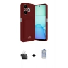MARSİLYAN™- Redmi 13 4G Kılıf Vadi Çizgi Prime - Siyah Joko Magic 5D Cam + Kamera Lens Koruma Cam - SF