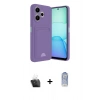 MARSİLYAN™- Redmi 13 4G Kılıf Vadi Çizgi Prime - Siyah Joko Magic 5D Cam + Kamera Lens Koruma Cam - SF