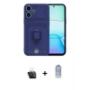 MARSİLYAN™- Redmi 13 4G Kılıf Vadi Form Prime - Siyah Joko Magic 5D Cam + Kamera Lens Koruma Cam - SF