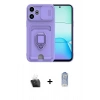 MARSİLYAN™- Redmi 13 4G Kılıf Vadi Form Prime - Siyah Joko Magic 5D Cam + Kamera Lens Koruma Cam - SF