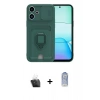 MARSİLYAN™- Redmi 13 4G Kılıf Vadi Form Prime - Siyah Joko Magic 5D Cam + Kamera Lens Koruma Cam - SF