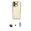 MARSİLYAN™- Redmi 13 4G Kılıf Vadi Minimal - Siyah Joko Magic 5D Cam + Kamera Lens Koruma Cam - SF