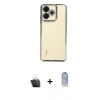 MARSİLYAN™- Redmi 13 4G Kılıf Vadi Minimal - Siyah Joko Magic 5D Cam + Kamera Lens Koruma Cam - SF