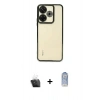 MARSİLYAN™- Redmi 13 4G Kılıf Vadi Minimal - Siyah Joko Magic 5D Cam + Kamera Lens Koruma Cam - SF