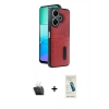 MARSİLYAN™- Redmi 13 4G Kılıf Yörünge Işık Serisi - Şeffaf Pasifik Cam Ekran Koruyucu + Kamera Lens Koruma Cam - SF