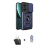 MARSİLYAN™- Redmi 13C Kılıf Ahenk Klasik - Siyah Joko Magic 5D Cam + Kamera Lens Koruma Cam - SF