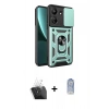 MARSİLYAN™- Redmi 13C Kılıf Ahenk Klasik - Siyah Joko Magic 5D Cam + Kamera Lens Koruma Cam - SF