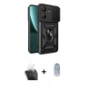 MARSİLYAN™- Redmi 13C Kılıf Ahenk Klasik - Siyah Joko Magic 5D Cam + Kamera Lens Koruma Cam - SF
