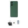 MARSİLYAN™- Redmi 13C Kılıf Ahenk Serisi - Siyah Joko Magic 5D Cam + Kamera Lens Koruma Cam - SF