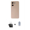 MARSİLYAN™- Redmi 13C Kılıf Ahenk Serisi - Siyah Joko Magic 5D Cam + Kamera Lens Koruma Cam - SF