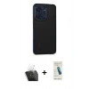 MARSİLYAN™- Redmi 13C Kılıf Eksen Işık - Şeffaf Pasifik Cam Ekran Koruyucu + Kamera Lens Koruma Cam - SF