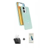 MARSİLYAN™- Redmi 13C Kılıf İz Işık Koleksiyonu - Şeffaf Pasifik Cam Ekran Koruyucu + Kamera Lens Koruma Cam - SF