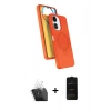 MARSİLYAN™- Redmi 13C Kılıf İz Işık Koleksiyonu - Siyah 6D Antistatik Mat Seramik Hayalet Nano Ekran Koruyucu + Kamera Lens Koruma Cam - SF