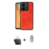 MARSİLYAN™- Redmi 13C Kılıf Kıvılcım Işık Serisi - Siyah Joko Magic 5D Cam + Şeffaf Kamera Lens Koruma Cam