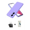 MARSİLYAN™- Redmi 13C Kılıf Kozmos Yansıma Özel Seri - Şeffaf Pasifik Cam Ekran Koruyucu + Kamera Lens Koruma Cam - SF