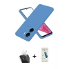 MARSİLYAN™- Redmi 13C Kılıf Kozmos Yansıma Özel Seri - Şeffaf Pasifik Cam Ekran Koruyucu + Kamera Lens Koruma Cam - SF