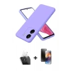 MARSİLYAN™- Redmi 13C Kılıf Kozmos Yansıma Özel Seri - Siyah 3D Antistatik Mat Seramik Nano Ekran Koruyucu + Kamera Lens Koruma Cam - SF