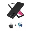 MARSİLYAN™- Redmi 13C Kılıf Kozmos Yansıma Özel Seri - Siyah 3D Antistatik Seramik Nano Ekran Koruyucu + Kamera Lens Koruma Cam - SF