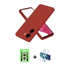 MARSİLYAN™- Redmi 13C Kılıf Kozmos Yansıma Özel Seri - Siyah 3D Antistatik Seramik Nano Ekran Koruyucu + Raze Metal Kamera Lens - GS