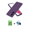 MARSİLYAN™- Redmi 13C Kılıf Kozmos Yansıma Özel Seri - Siyah 3D Antistatik Seramik Nano Ekran Koruyucu + Raze Metal Kamera Lens - GS